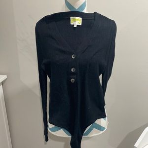 Yummy sweater company long sleeve body suit